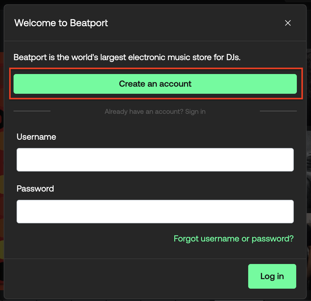 How Can I Create A Beatport Account? – Beatport Customer Support